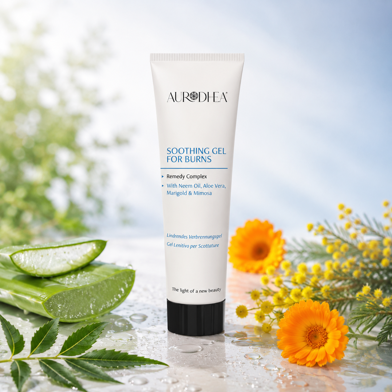 Gel apaisant pour les coups de soleil